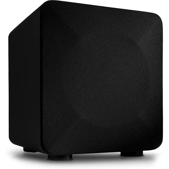 compact 210w powered subwoofer