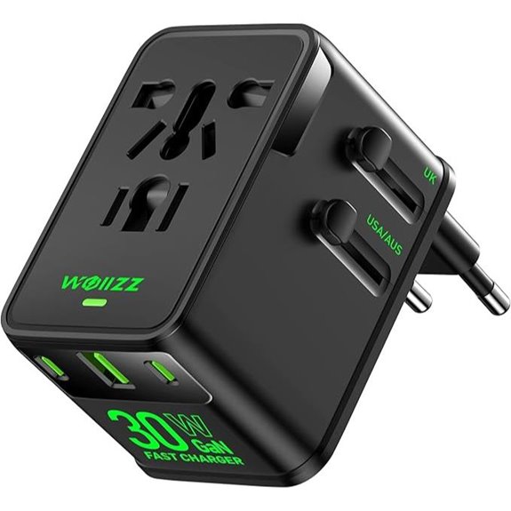 Tiny 30W GaN Travel Adapter with 4 Ports