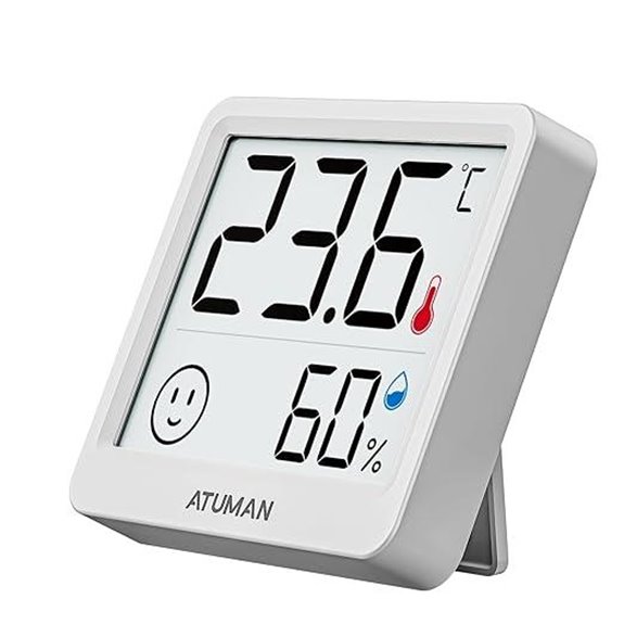 ATuMan Mini Digital Hygrometer and Thermometer