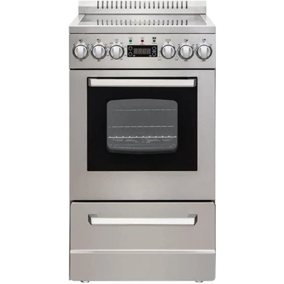 compact electric range oven