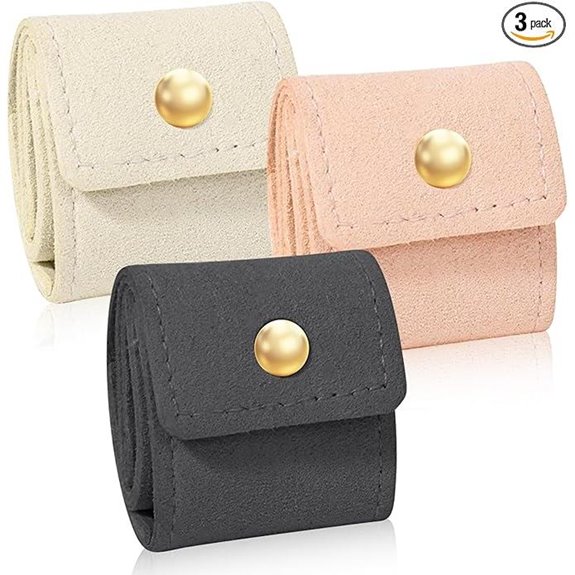 Mini Travel Jewelry Bag Set with Buckle