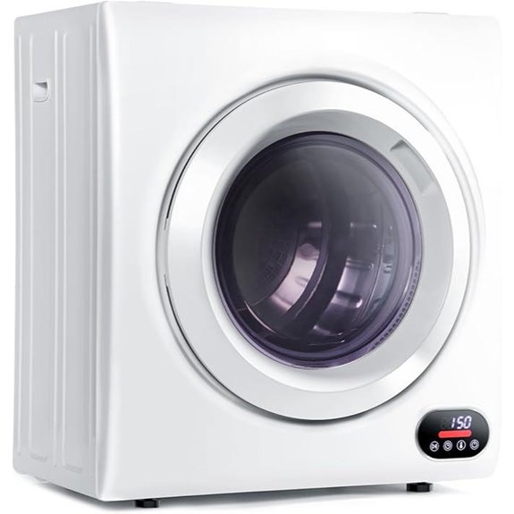 compact lcd laundry dryer