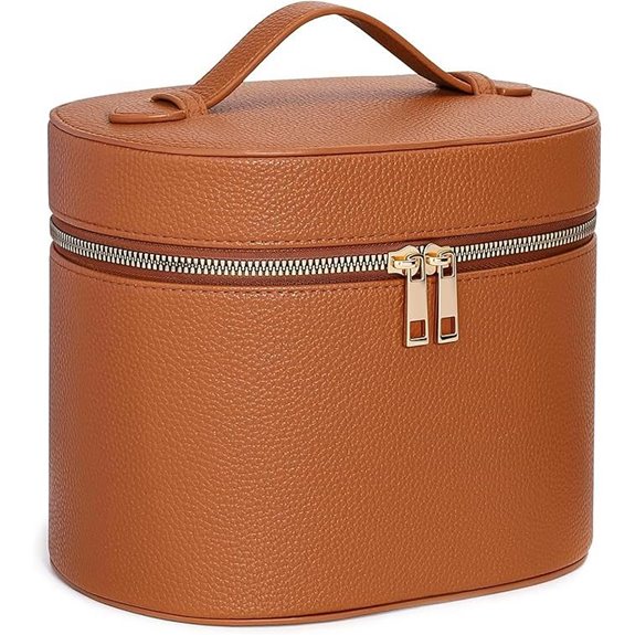 Travel Makeup Bag Organizer with Compartments