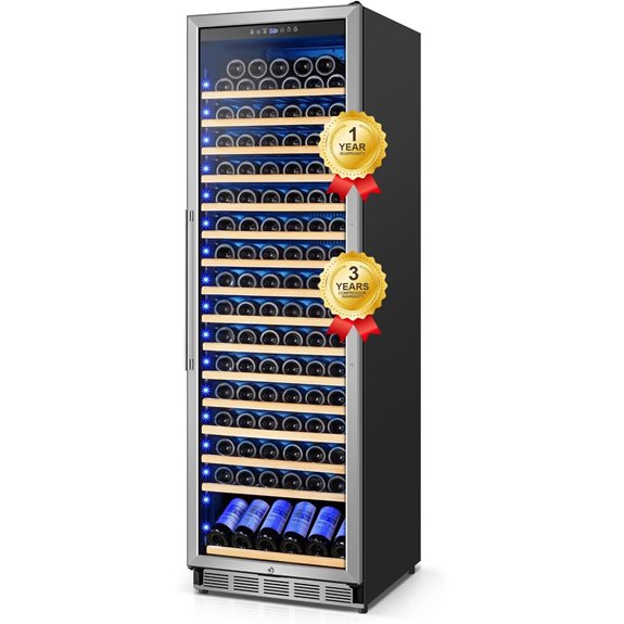 24-Inch Wine Fridge with Reversible Door and Shelves