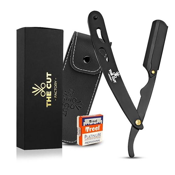 The Cut Factory Straight Razor & Blades Set