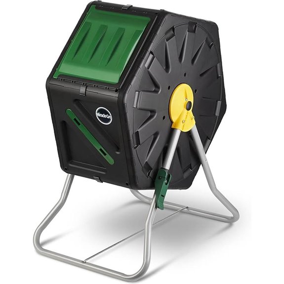 Miracle-Gro Compost Tumbler with Sliding Door (18.5 Gallon)