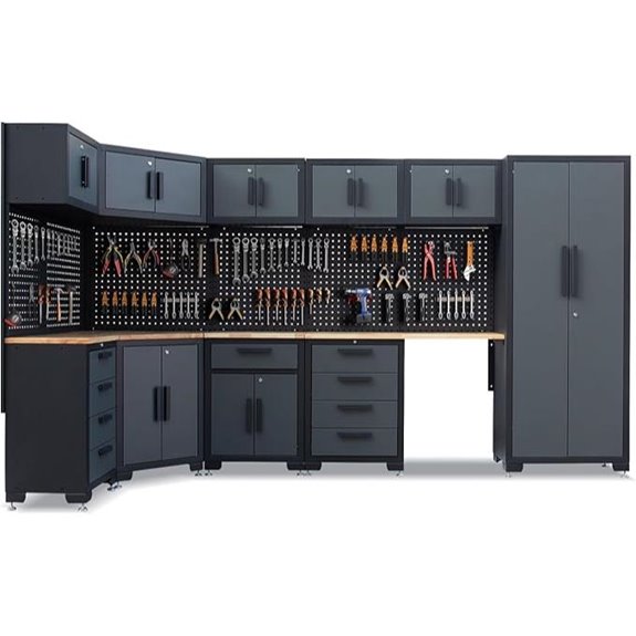 comprehensive garage organization set