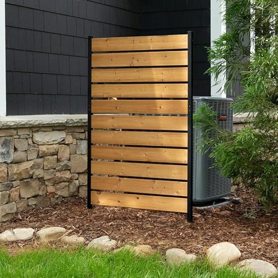 Concord Cedar Wood Privacy Screen Panel (1 Panel)