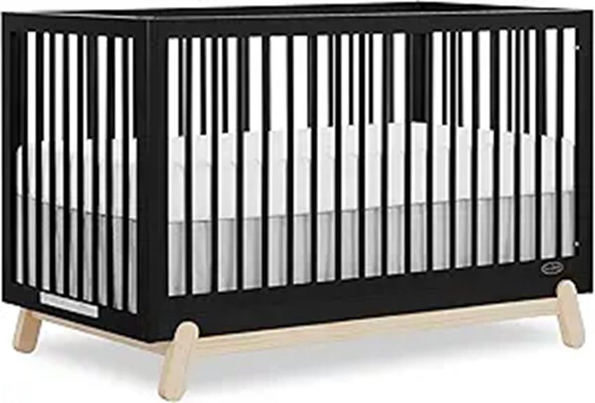 Dream On Me Hygge 5-in-1 Convertible Baby Crib