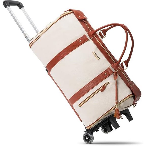 LUHXE Convertible Travel Garment Bag with Shoe Pouch