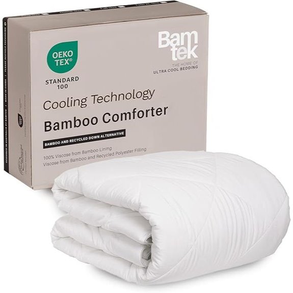 Bamboo Viscose Comforter Cooling Breathable Lightweight Twin XL