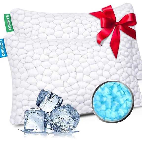 Cooling Queen Size Memory Foam Pillows (Set of 2)