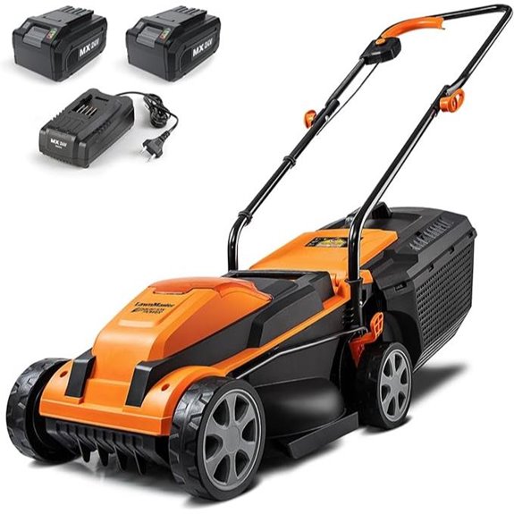 LawnMaster Cordless 13-Inch Lawn Mower (24V Max)