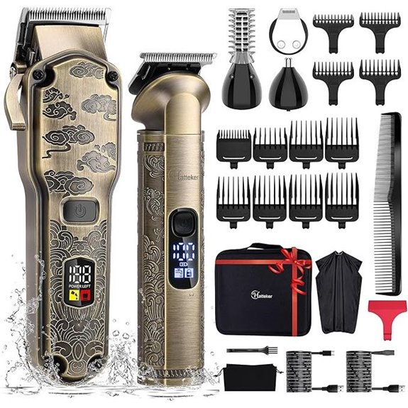 Hatteker Cordless Hair Clippers & Grooming Kit