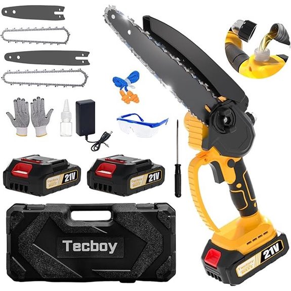 Mini Electric Chainsaw Cordless with Batteries