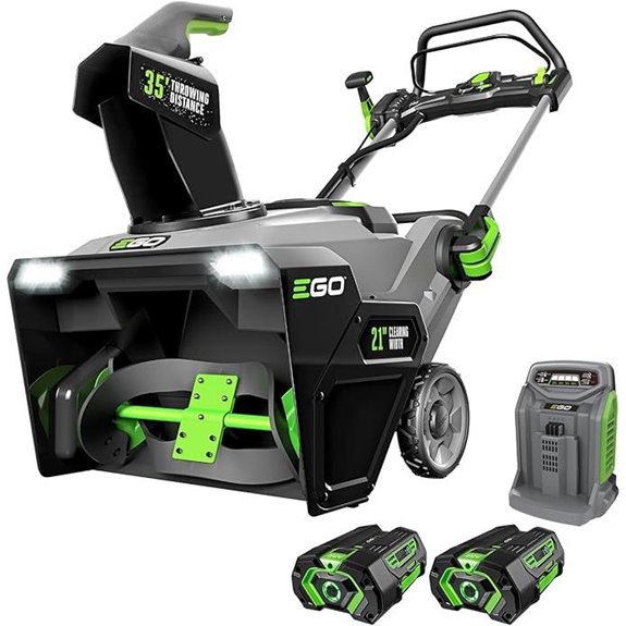 EGO Power+ 21-Inch Cordless Snow Blower with Batteries