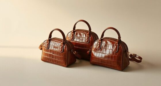 croc embossed mini bags