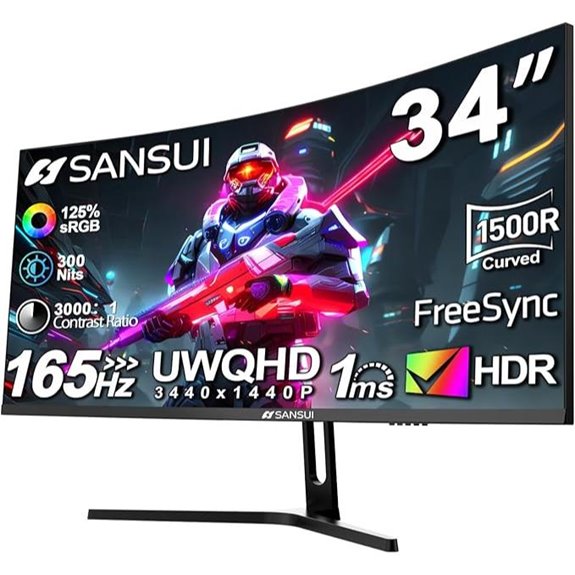 curved 34 inch gaming monitor