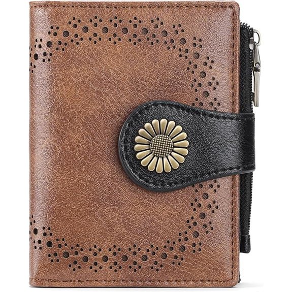 SENDEFN Women's RFID Bifold Wallet with Coin Pocket