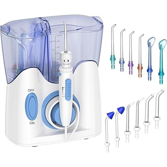 H2ofloss Dental Water Flosser with 13 Tips