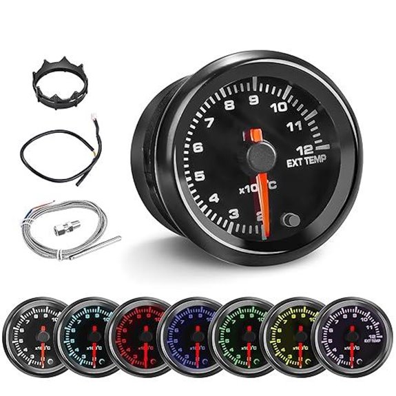 7 Color EGT Gauge Kit for Diesel Trucks