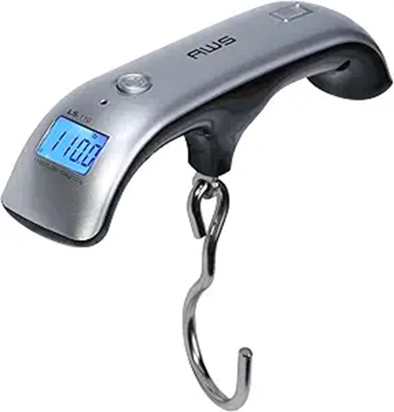 American Weigh Digital Luggage Scale with Backlit LCD