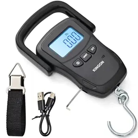 Rechargeable Digital Luggage Scale with Handle and Strap