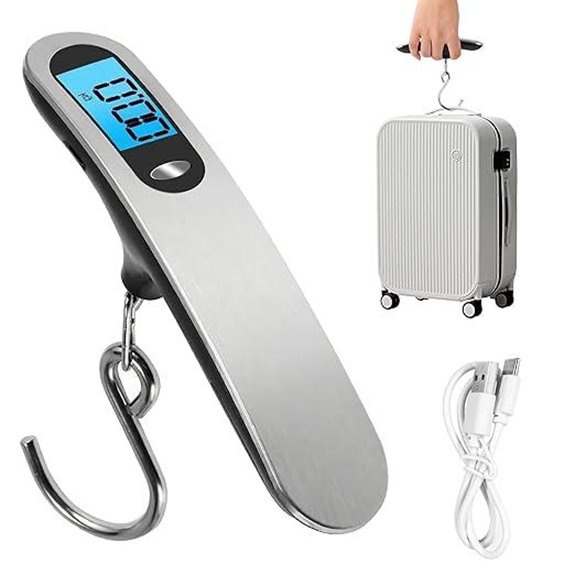 Portable Digital Luggage Scale with USB Charging