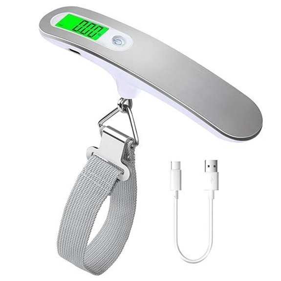 Rechargeable Digital Travel Luggage Scale with LCD