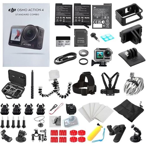 DJI Osmo Action 4 Kit with Accessories and Extras