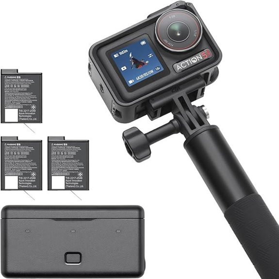 DJI Osmo Action 5 Pro Adventure Camera (4K 3 Batteries)