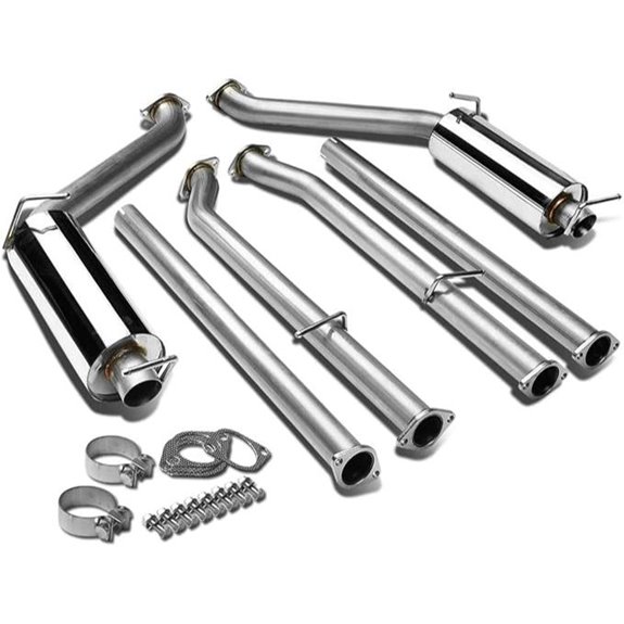 DNA Motoring Cat Back Exhaust System for Dodge Charger