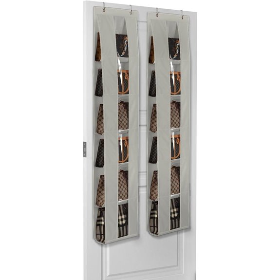 Lirex 2-Pack Over-The-Door Handbag Organizer