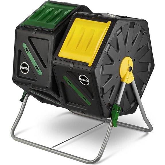 Miracle-Gro Dual Chamber Compost Tumbler