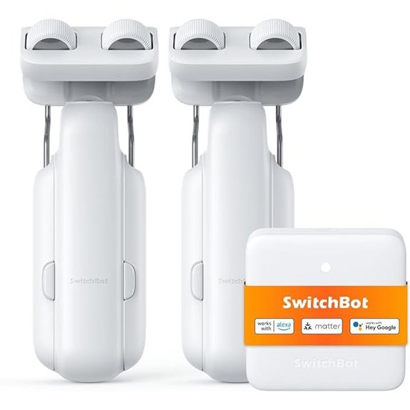 SwitchBot Smart Curtain Opener 2 Pack with Hub Mini