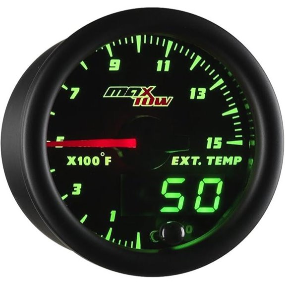 MaxTow Double Vision 1500F Exhaust Temp Gauge Kit