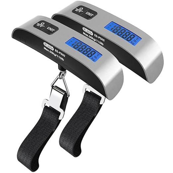 Dr.meter 2-Pack Luggage Scale with LCD Display