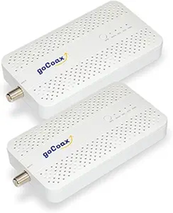goCoax MoCA 2.5 Adapter 2-Pack with 2.5GbE