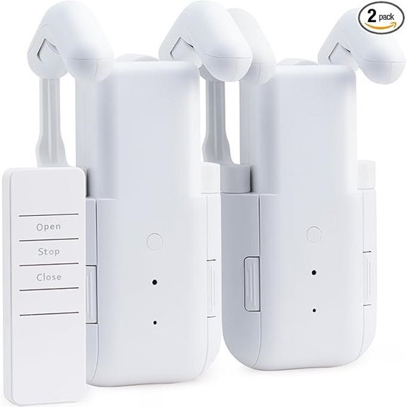 Smart Electric Curtain Opener 2 Pack with Remote