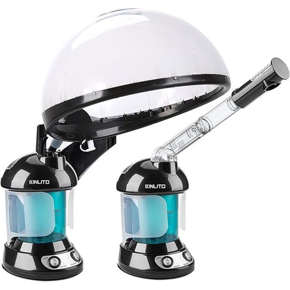 2-in-1 Hair and Face Steamer for Spa and Care