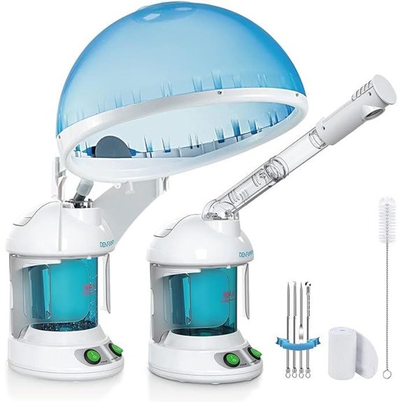 DENFANY 2-in-1 Hair and Face Steamer for Personal Care