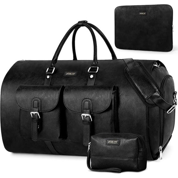 Convertible Travel Garment Bag Set (2-in-1 Weekender Duffel)