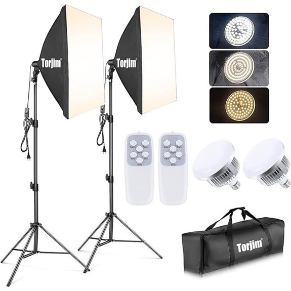Torjim Softbox Photography Lighting Kit (2-Pack)