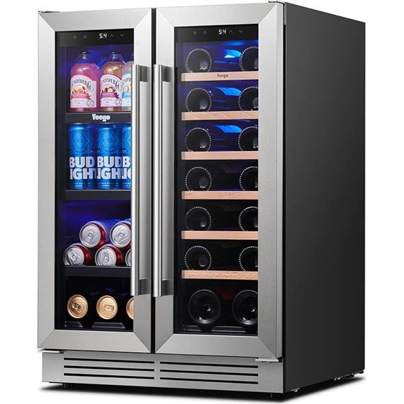 Yeego Dual Zone Wine & Beverage Cooler