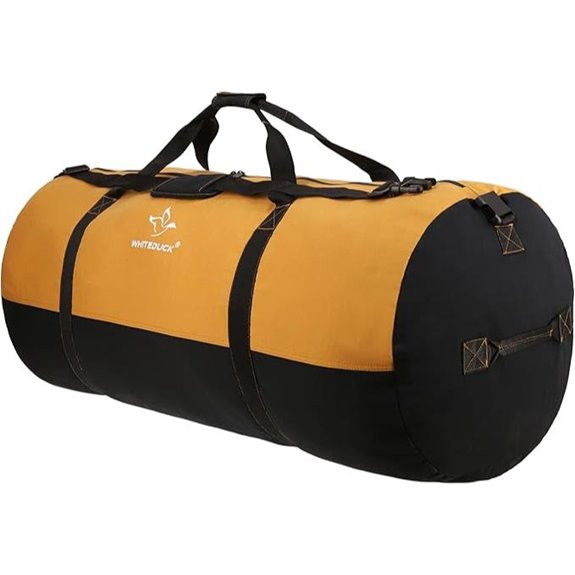WHITEDUCK Heavy Duty Canvas Duffel Bag for Travel