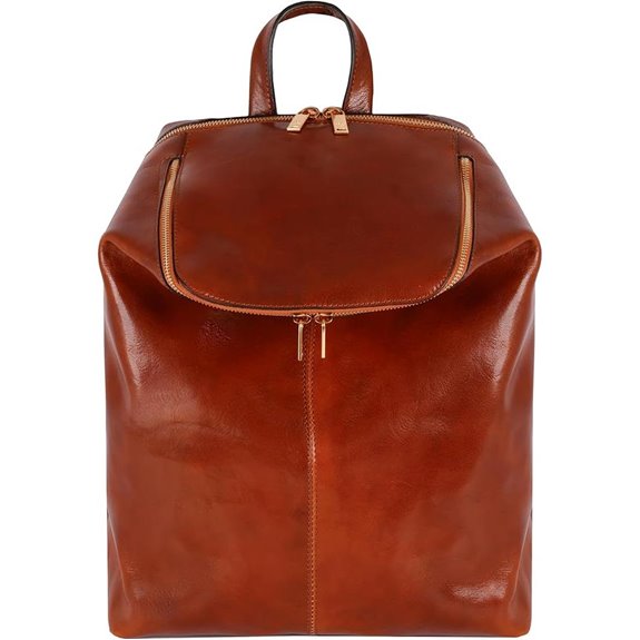 Time Resistance Leather Backpack for Business & WoMen