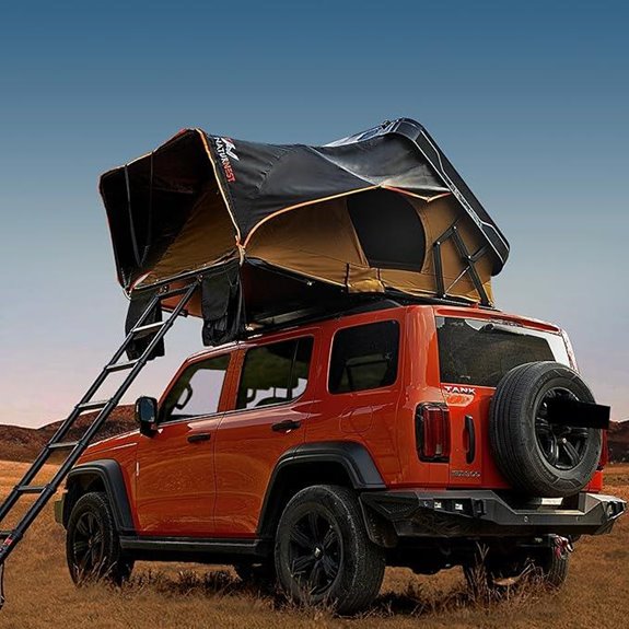 BAMACAR Naturnest Hardshell Rooftop Tent for 2-4 People
