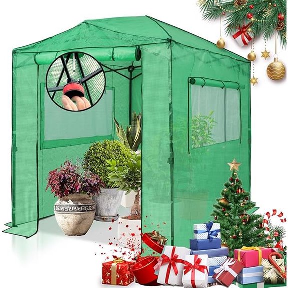 EAGLE PEAK Instant Pop-up Greenhouse (8x6 ft)