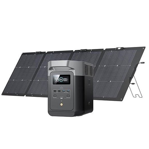 EF ECOFLOW Delta2 Solar Generator with 220W Panel