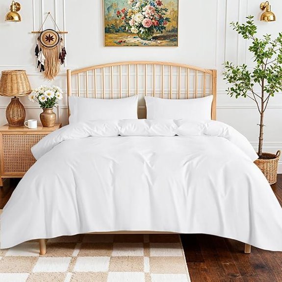 SONORO KATE Egyptian Cotton Sheets Set (Queen)